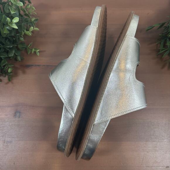 Cole Haan Women's Marisol Footbed Sandals Soft Gold Leather Size 9 - Picture 6 of 9